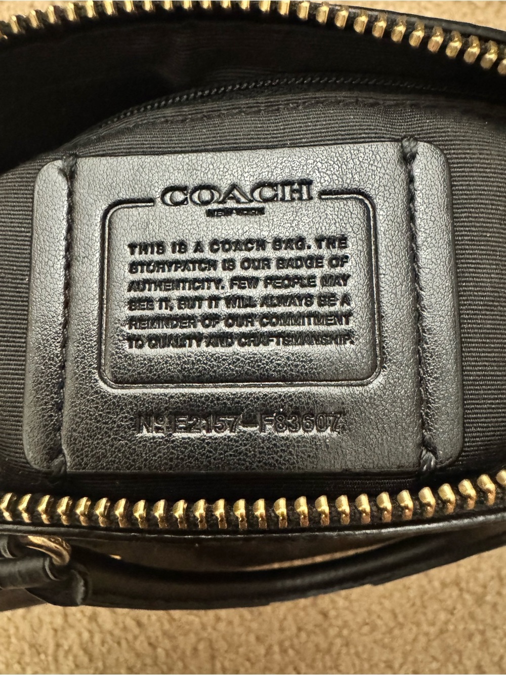 Coach Brown Signature Rowan Satchel - Picture 10 of 10
